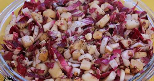 Salade Carmine poires noisettes