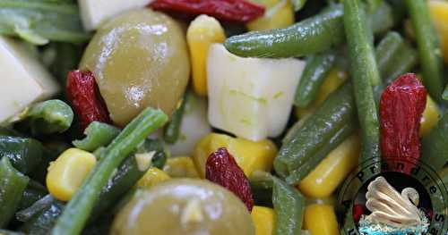 Salade d'haricots verts aux baies de goji