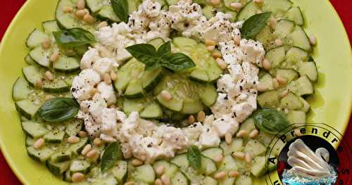 Salade de concombre feta