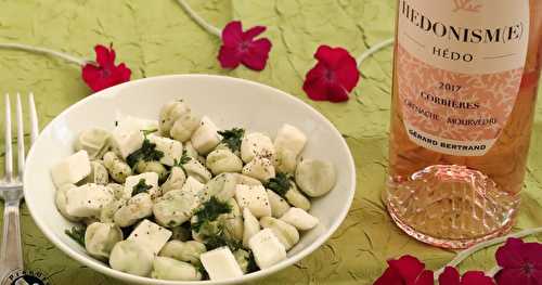 Salade de fèves au fromage