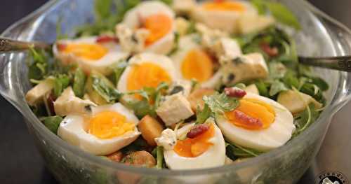 Salade de roquette au Suprême de Bresse Bleu