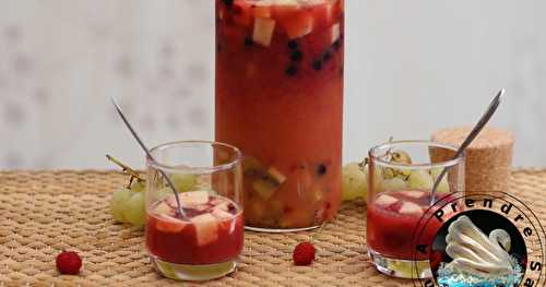 Sangria sans alcool avec Magimix