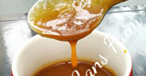 Sauce au caramel anglaise