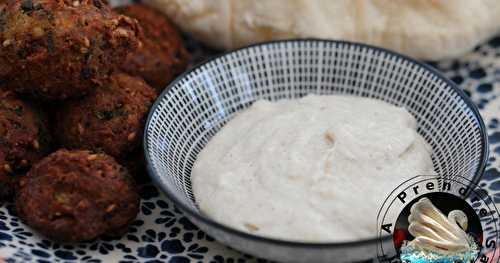 Sauce tahini fait maison pour falafels