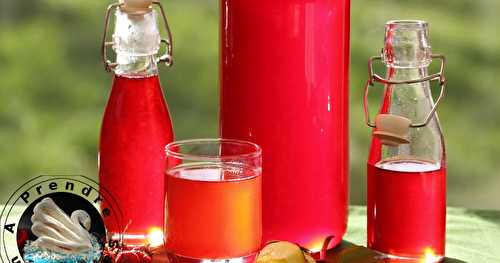 Sirop aux framboises fait maison (pas à pas en photos)