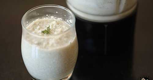 Smoothie concombre amandes coco