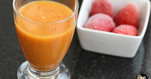 Smoothie de mangue aux fruits