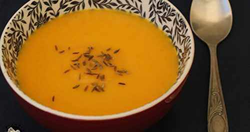 Soupe de carottes au cumin