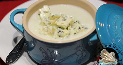 Soupe de chou-fleur au bleu d'Auvergne