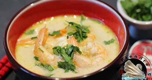 Soupe de crevettes asiatique