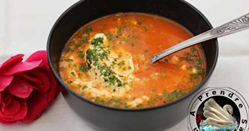 Soupe de tomates aux pâtes