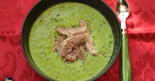 Soupe jambon petits pois