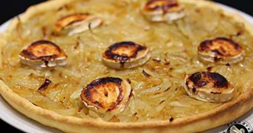 Tarte à l’oignon caramélisé et au chèvre