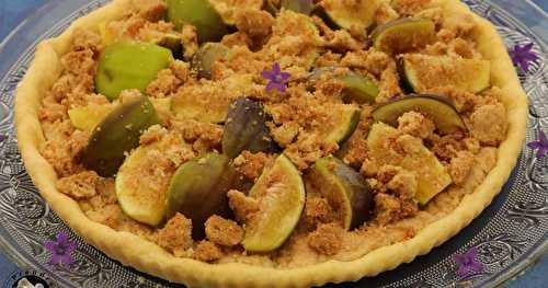 Tarte amandine aux figues de Conticini