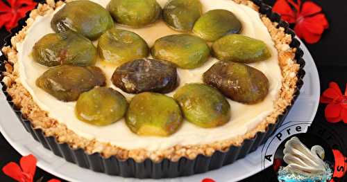 Tarte aux figues et mascarpone sans cuisson