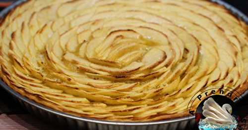 Tarte aux pommes en rosace