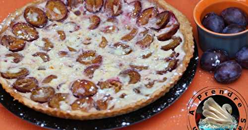 Tarte aux quetsches à l'alsacienne