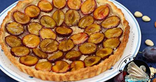 Tarte aux quetsches et amandes