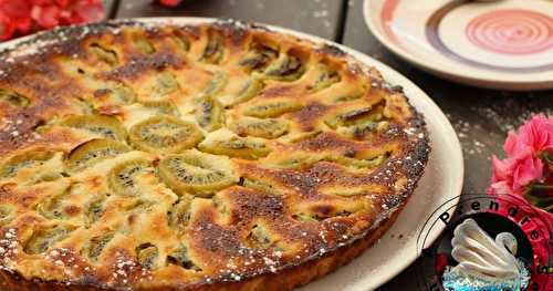 Tarte clafoutis aux kiwis