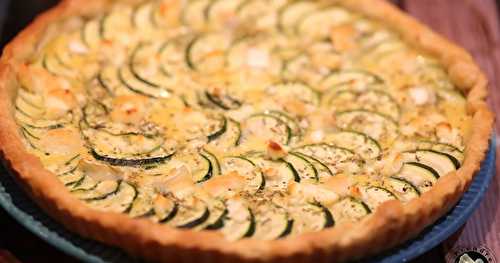 Tarte courgettes chèvre