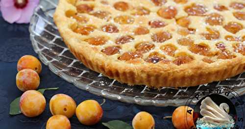 Tarte mirabelles à la crème d'amandes