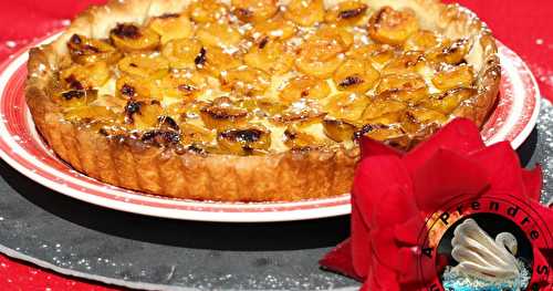 Tarte mirabelles spéculoos