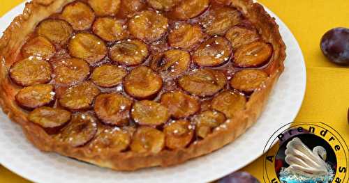 Tarte quetsches cannelle