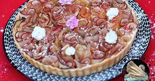 Tarte roses aux pommes