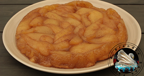 Tarte tatin aux poires et aux épices