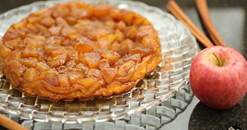 Tarte tatin feuilletée à la cannelle