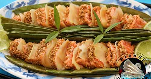 Tataki saumon sésame au gingembre (pas à pas en photos)