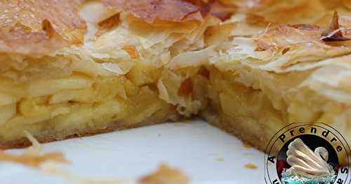 Tourte de pommes rôties au calvados (pas à pas en photos)