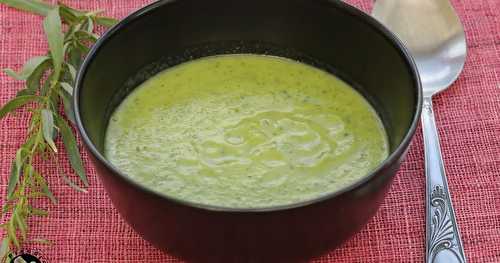 Velouté de courgettes à l’estragon