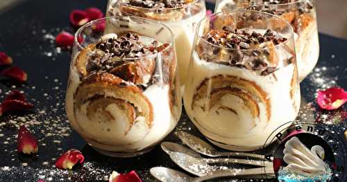 Verrine roulé café façon tiramisu