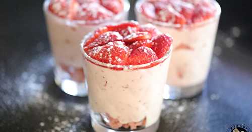 Verrines aux fraises