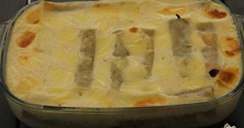 Cannelloni poulet champignons