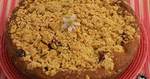 Gâteau crumble aux mûres