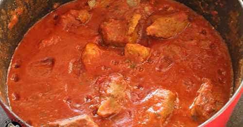 Cocotte de sauté de porc au curry