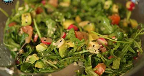 Salade de roquette au Bleu