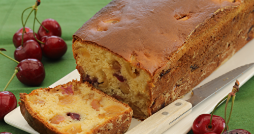 Cake aux cerises en vidéo