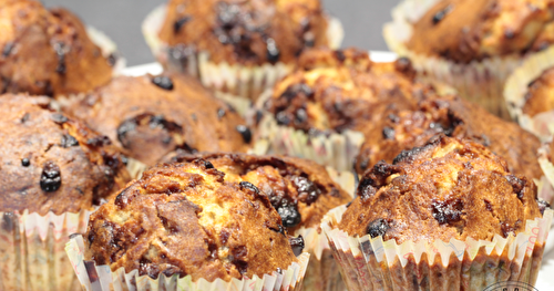 Muffins à la banane et aux pépites de chocolat en vidéo