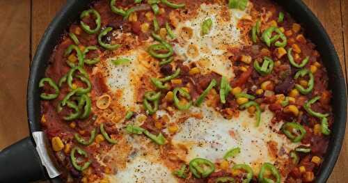 Shakshuka épicée aux haricots rouges