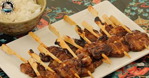 Brochettes de shiitaké yakitori