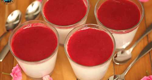 Panna cotta aux groseilles