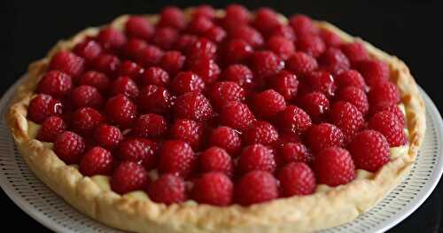 Tarte aux framboises