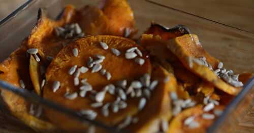 Patates douces rôties au piment d'Espelette et sirop d'érable