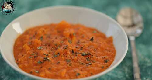 Dhal de lentilles corail au potimarron