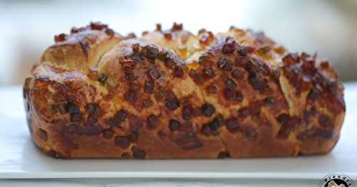 Brioche tressée au rhum