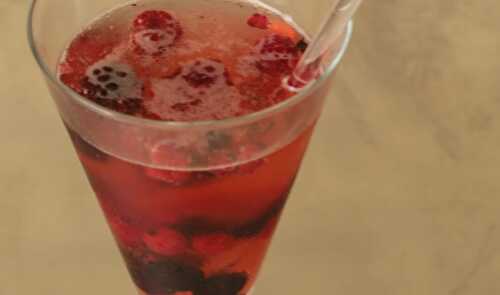 Sangria aux fruits rouges