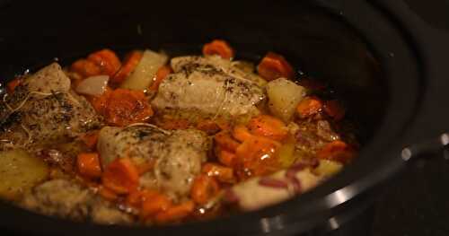 Paupiettes aux légumes à  la mijoteuse 